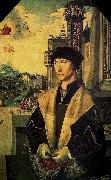 Jan Mostaert Portret van ridder Abel van Coulster Spain oil painting artist